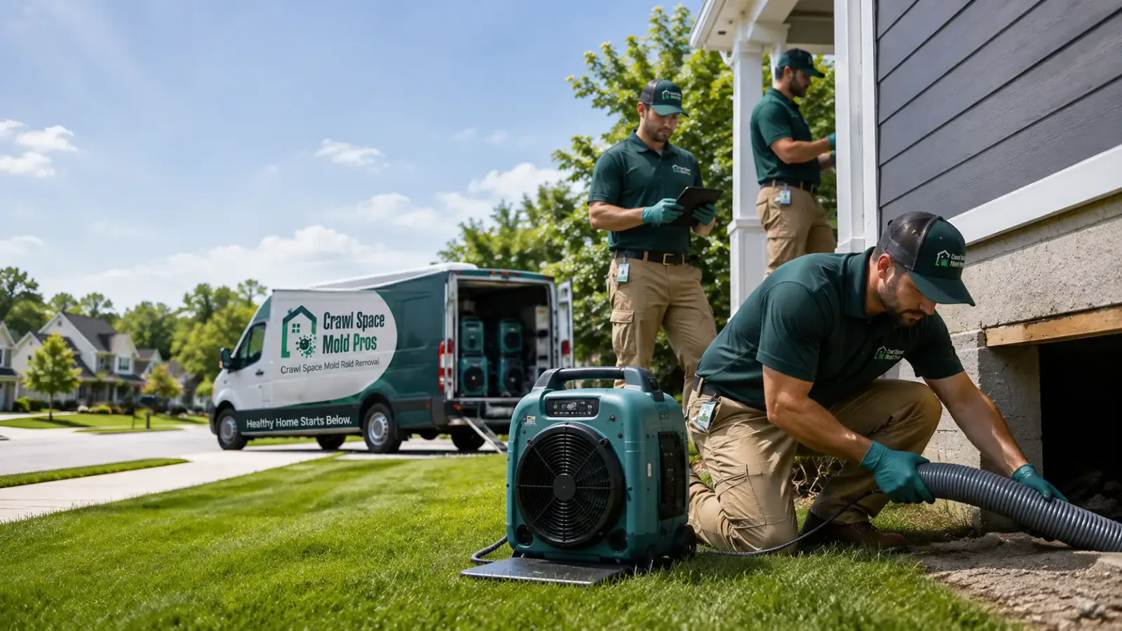 Crawl Space Mold Removal in Drummond, WI